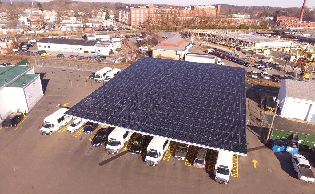 Framingham MetroWest Transit Regional Authority Solar Canopy